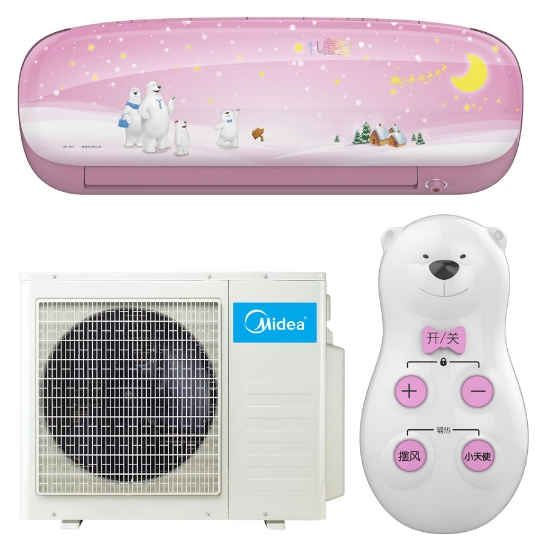 Снимка на Инверторен климатик Midea Kid Star MSEABU-12HRFN1-QRD0G(P) 12 000 BTU Клас А++/А+