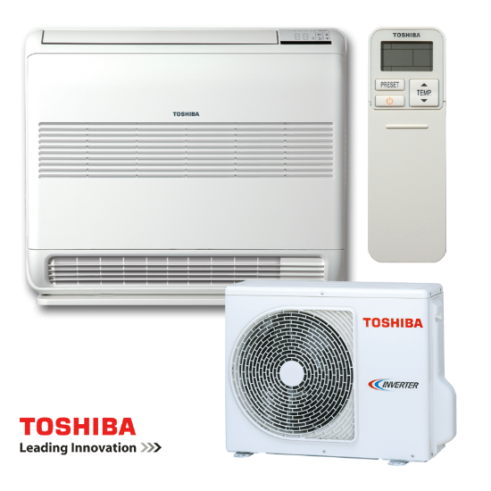 Снимка на Подов климатик Toshiba RAS-B10J2FVG-E1/RAS-10J2AVSG-E 10000 BTU Клас A++/A++